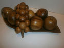 Wooden Fruit Plate Vintage Bowl 8 wood fruit PLUS 