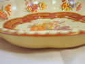 Vintage DAHER White Tin Bowl Large Plate Metal TOL