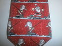 Christmas Tie Red Croft & Barrow Santa Fishing Fis