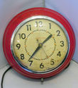 Vintage Electric Wall Clock Restaurant Model Art D