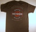 Harley Davidson T-Shirt Mens Medium Gray Short Sle