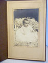 Antique Cabinet Photo Potrait Picture Young Child 