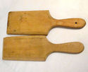 Antique Wooden Butter Spatula Paddle Light Brown P