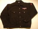 Harley Davidson Denim Jean Jacket Mens Medium Blac