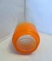 Vtg 2 Libby Orange Frosted Glasses Gold Trim Drink