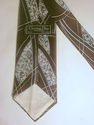 Vintage Christian Dior Mens Necktie Brown Light Bl