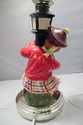 Vintage Scottish Drunk Man Ceramic Table Lamp Post