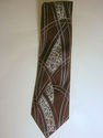 Vintage Christian Dior Mens Necktie Brown Light Bl