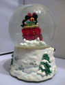 Disney Mickey & Minnie Mouse Christmas Snow Globe 