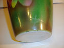 Large Victorian Hand Painted Floral Bristol Glass 