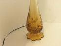 Mid Century Vintage Gold Viking Art Glass Vase Sma