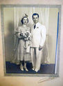 Antique Wedding Picture Potrait Cabinet Photo Coup