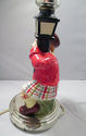 Vintage Scottish Drunk Man Ceramic Table Lamp Post