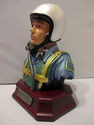 Herco Gift Airman Bust Figurine Statue Fighter Jet