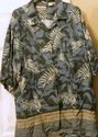 Mens Hawaiian Shirt Cruiseware Teal Green Size XL 