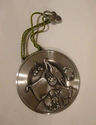 BMF Zinn 97% Pewter Circle Metal Plaque Baby Showe