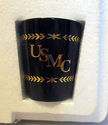 Bradford Exchange USMC Marine Corps Shot Glasses P