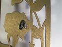 Wall Hanging Gold Mid Century Modern Syroco Wood H