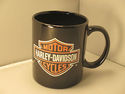 Harley Davidson Motorcycle Mug Black Shield Logo W