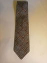 Vintage Necktie Neck Tie Mens Browns Wide Brown Si