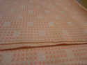 Vintage Knit Fabric Peach 1 Yard 60 x19" Quilt Cra