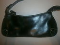 Nine West Handbag Black Purse Faux Leather Bag Hob