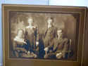 Antique Sepia Family Portrait Photo Old Picture 19