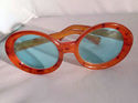 Vintage Tortoise Shell Sunglasses Glasses Orange B