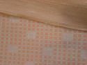 Vintage Knit Fabric Peach 1 Yard 60 x19" Quilt Cra