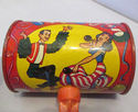 Vintage US Metal Toy Litho Tin New Year Dance Nois