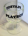 Vintage Playboy Club Glass Goblet Drinking Beer Wi