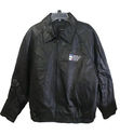 World Poker Tour Colebrook Black Leather Jacket  L