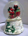 Disney Mickey & Minnie Mouse Christmas Snow Globe 