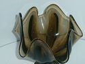 Vintage Viking Art Glass Dish Scalloped 6 Point Co