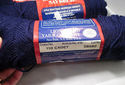 Vtg Lion Sayelle Multi Color Blue Yarn 3 Skeins 4 