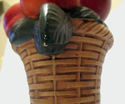 Fruit Basket Bowl Sculpture Stoneware Kitchen Room