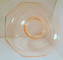 Vintage Pink Console Bowl 12" Depression Glass Lar