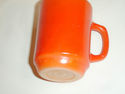 Vintage Metal Mug Rack Orange Lot 6 milk glass mug