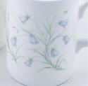 Pair Fine English Bone China Mugs - Harebell Chint