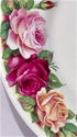 Fine English Bone China Salad Plate Garden Rose Ch