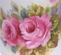 Pair Fine English Bone China Mugs - Rose Pinks Chi