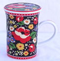 Vera Bradley Covered Mug - Poppy Fields - Premium 