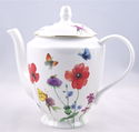 Fine Bone China 6 Cup Teapot - Meadow Flowers Chin