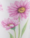 Pair Fine English Bone China Mugs - Pink Gerbera C