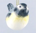 Fine Porcelain Holiday Christmas Ornament - Yellow