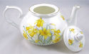 Fine English Bone China 6 Cup RoundTeapot - Daffod