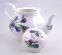 ENGLISH FINE BONE CHINA 6 CUP TEAPOT - THISTLE CHI