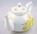 Fine English Bone China 6 Cup RoundTeapot - Daffod