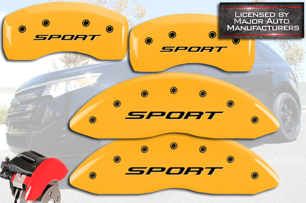 2017 2018 Ford Fusion Sport Front Rear Yellow Mgp Brake Caliper 2017 2018 Ford Fusion Sport Front Rear Yellow Mgp Brake Caliper Covers Bolts