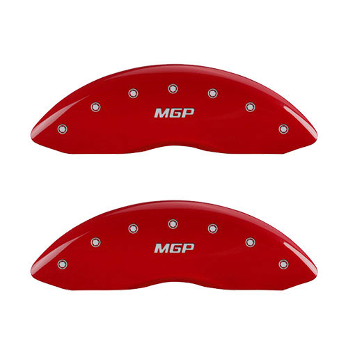 MGP Caliper Covers Set of 4 engraved for 2007-2013 Mazda 3 Mazdaspeed//S 2.3L-Red